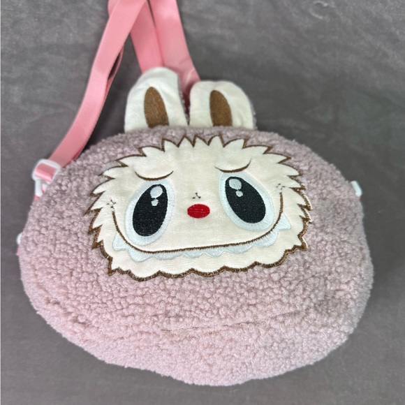 Plush Crossbody bag monster Design Bunny Ears 34 x 12 x 26 New - Picture 9 of 11